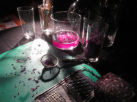 Experiment during a show Experiment during a show